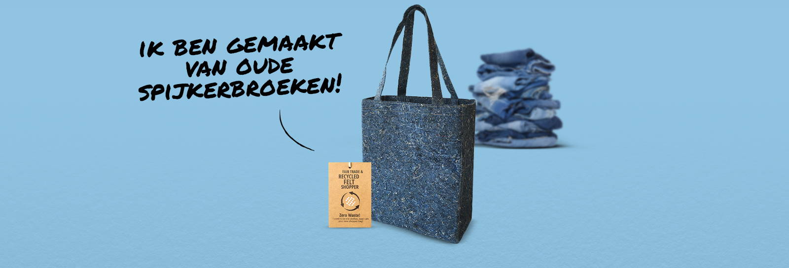 Van oude spijkerbroek naar duurzame tas. Dit is het verhaal van GreenJeany!