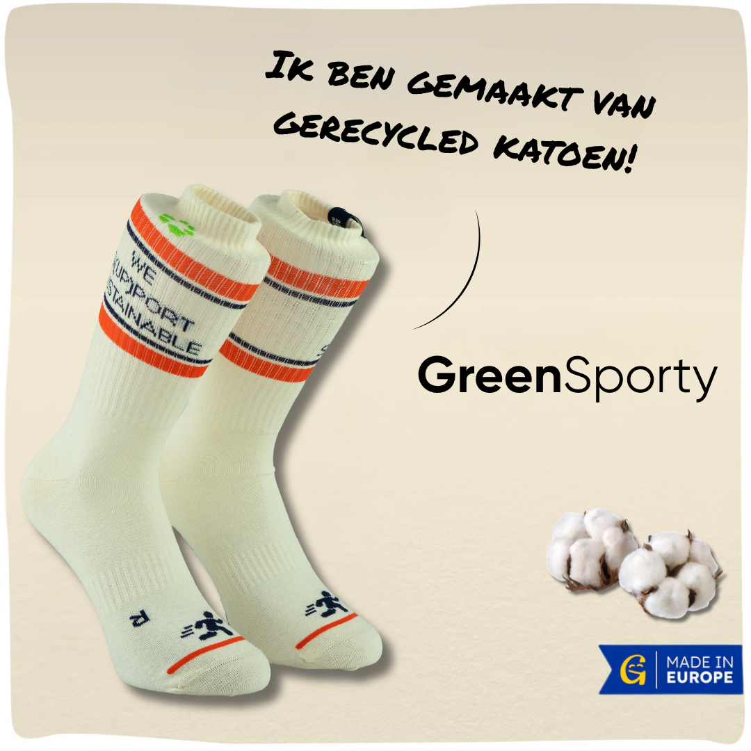 GreenSporty | Duurzame sportsokken gemaakt van gerecycled katoen