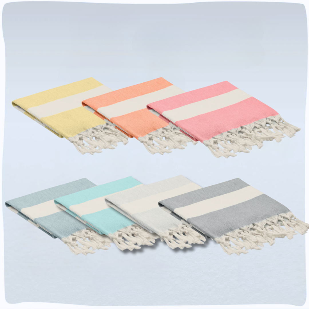 GreenBeachy | Duurzame hamamdoek van rpet gerecycled katoen