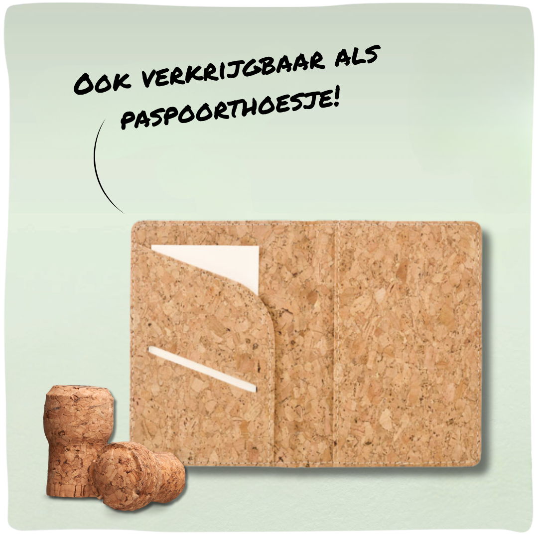 GreenKurky | Duurzame pasjeshouder gemaakt van kurk