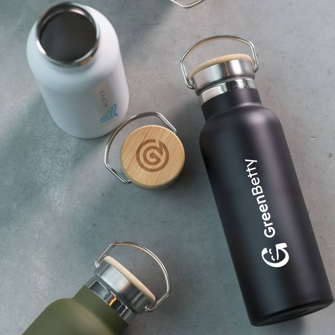 GreenQuincy | Duurzame drink-/thermosfles gemaakt van gerecycled RVS