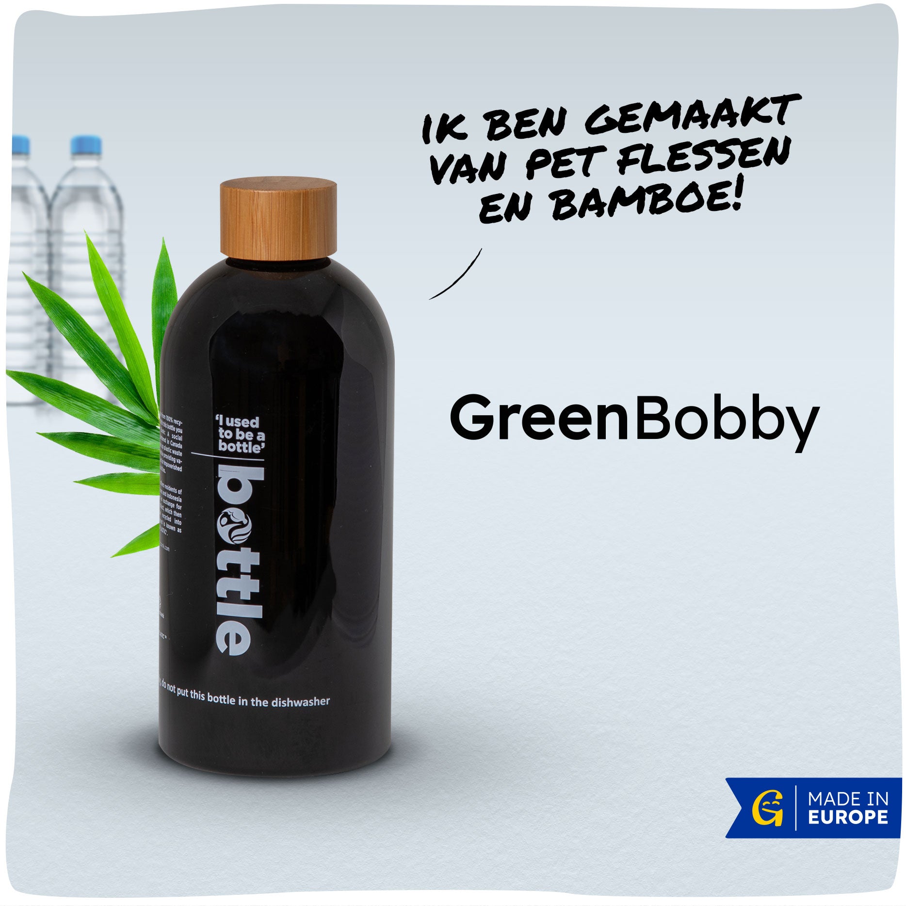 GreenBobby | Duurzame waterfles gemaakt van rPET