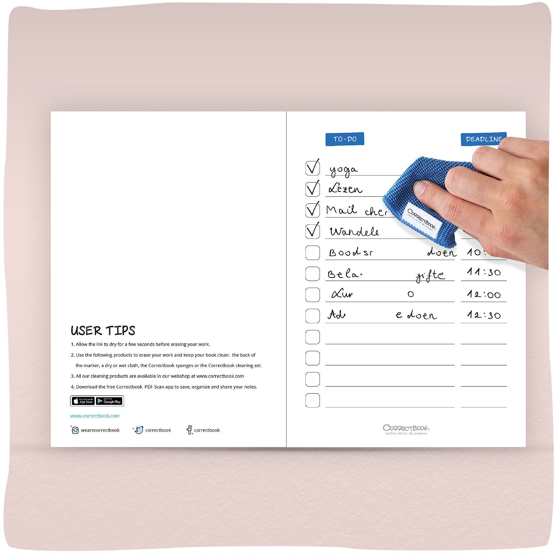 GreenCortney | Uitwisbare To Do lijst