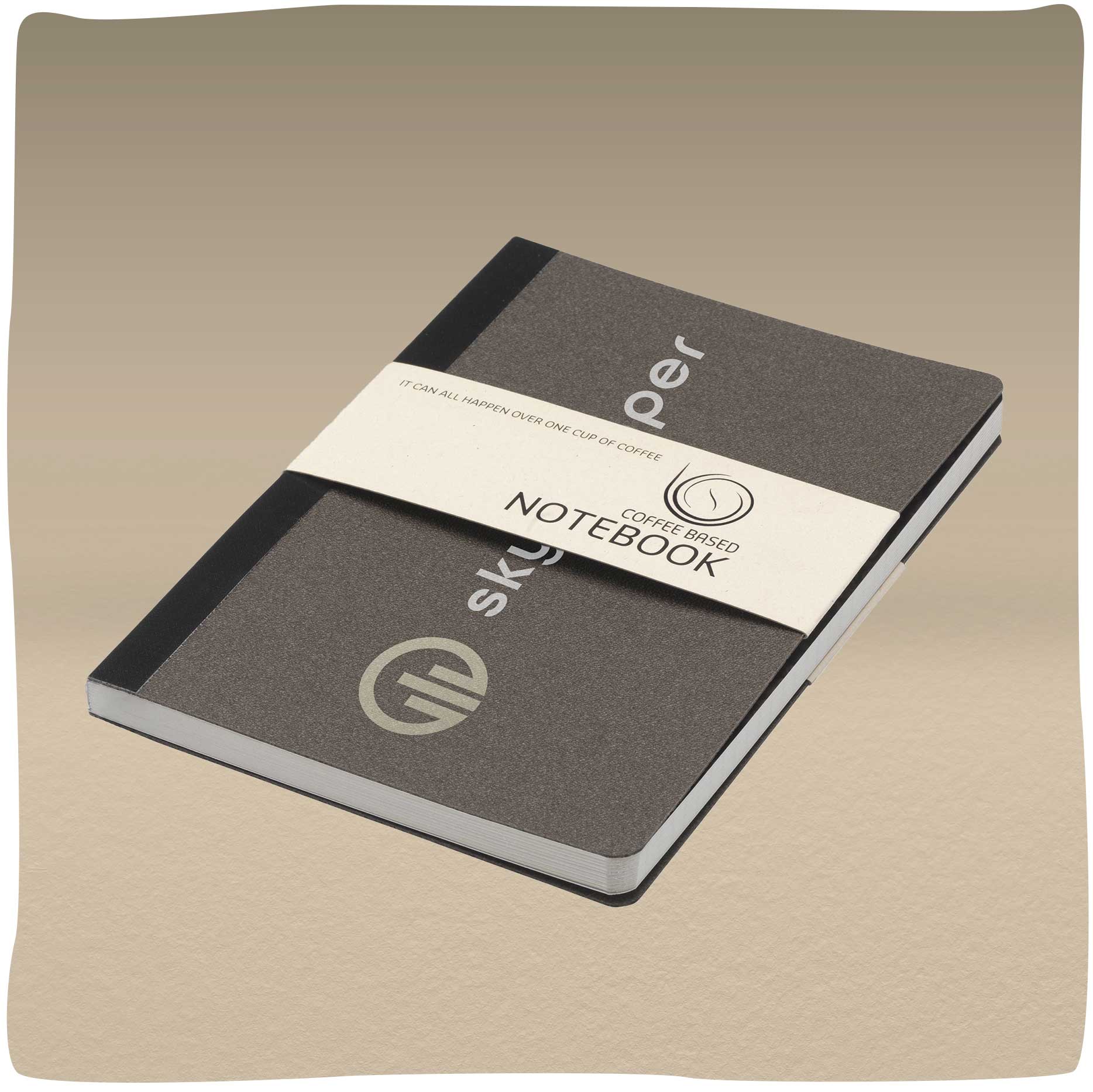 GreenBonny | Duurzaam notitieboek van koffiedik