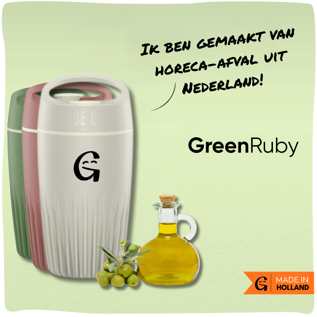 GreenRuby | Duurzame koffiebeker gemaakt van horeca-afval