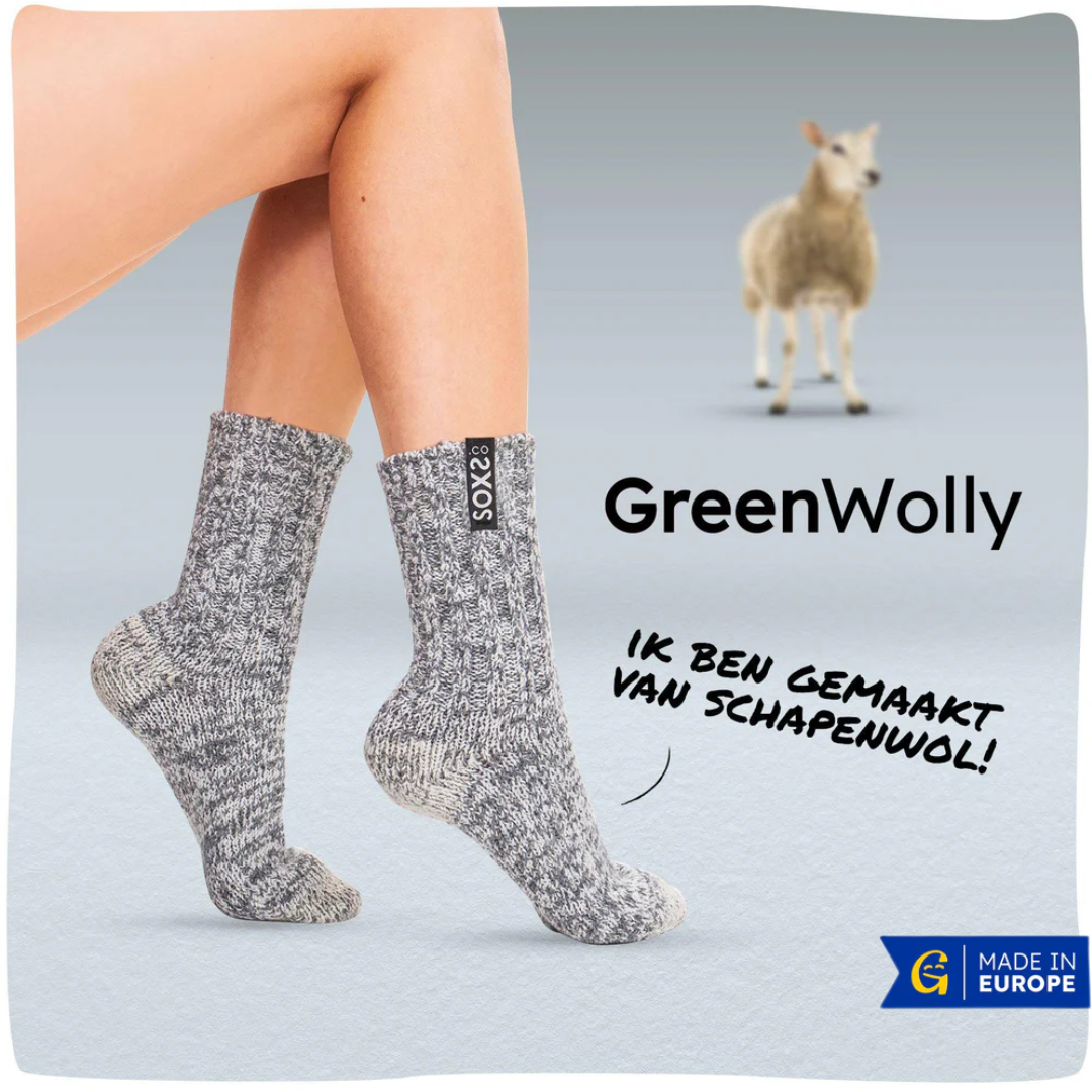 GreenWolly | Duurzame SOXS sokken gemaakt van ecologisch schapenwol
