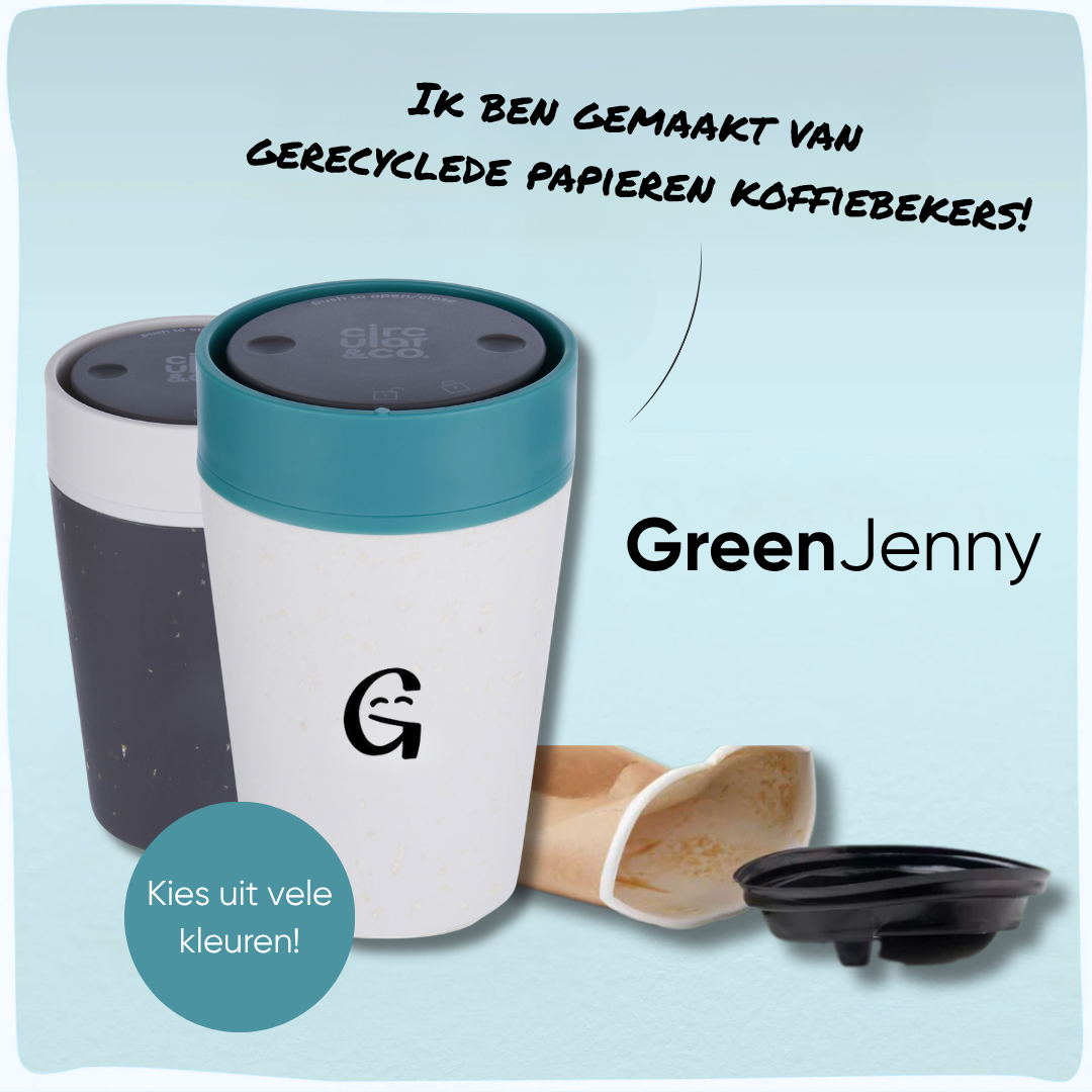 GreenJenny | Duurzame koffiebeker van gerecyclede koffiebekers