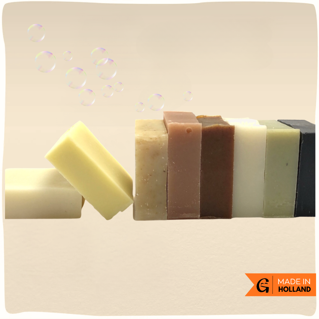 GreenSoapy | Cadeauset 8 handgemaakte zeepjes van biologische ingrediënten