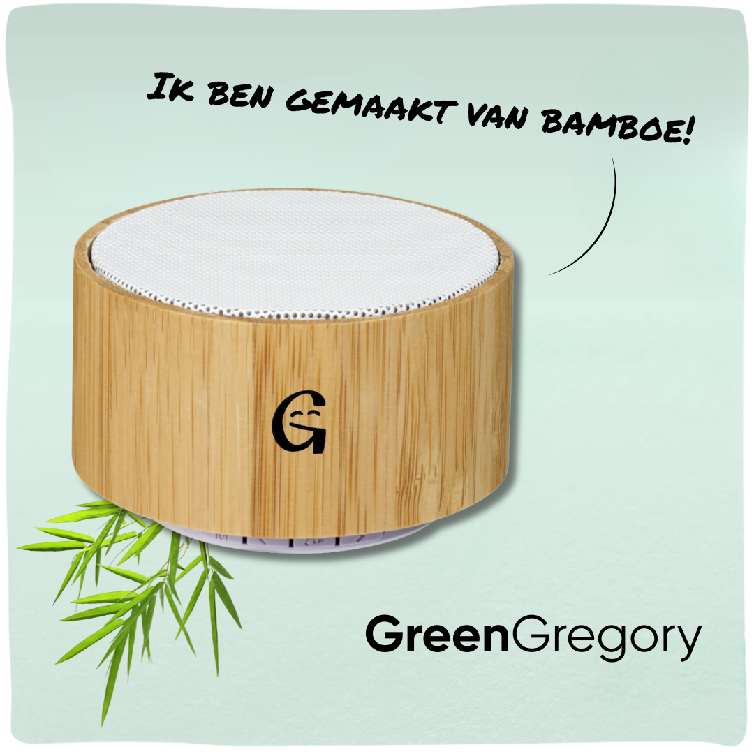 GreenGregory | Duurzame Bluetooth speaker van bamboe