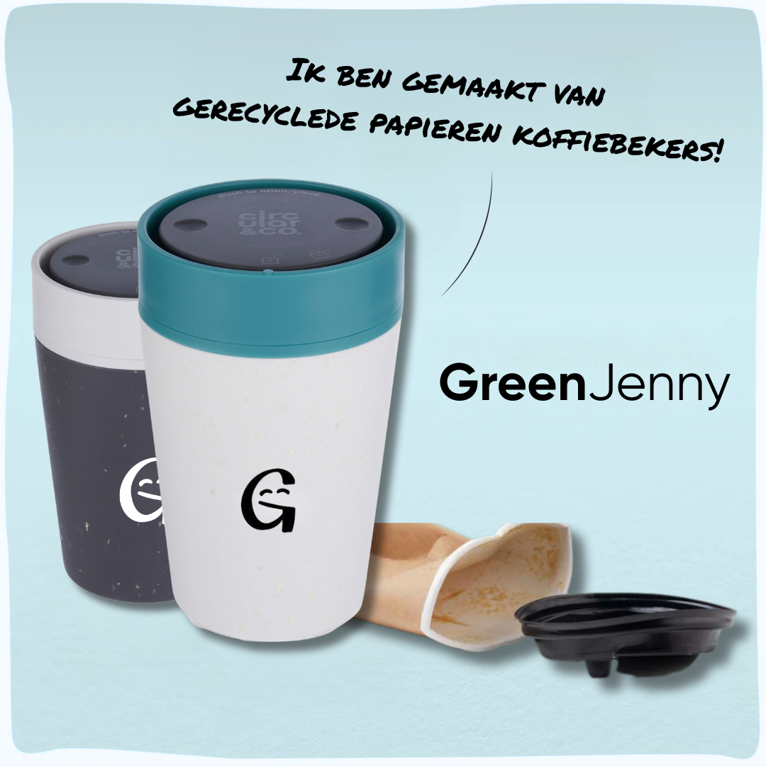 GreenJenny | Duurzame koffiebeker van gerecyclede koffiebekers