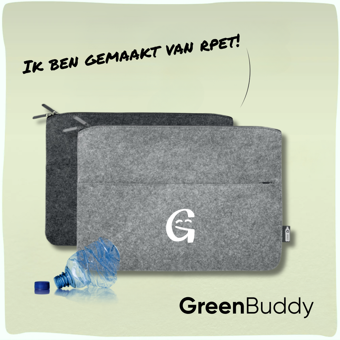 GreenBuddy | Duurzame laptophoes gemaakt van rPET