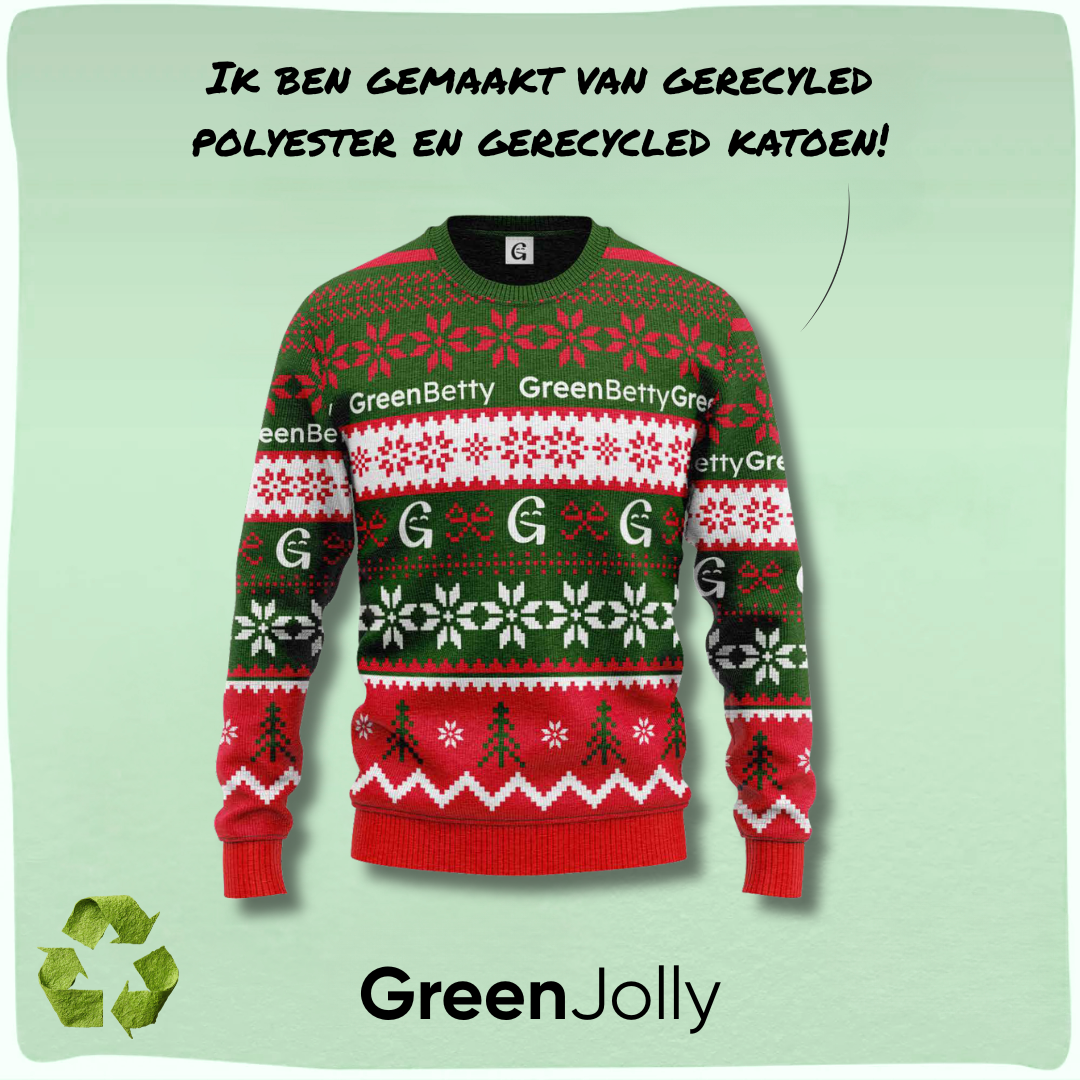 GreenJolly | Foute kersttrui gemaakt van gerecycled katoen & polyester