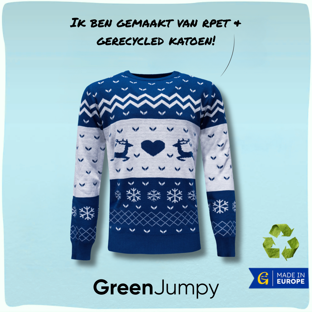 GreenJumpy | Foute kersttrui gemaakt van RPET & gerecycled katoen