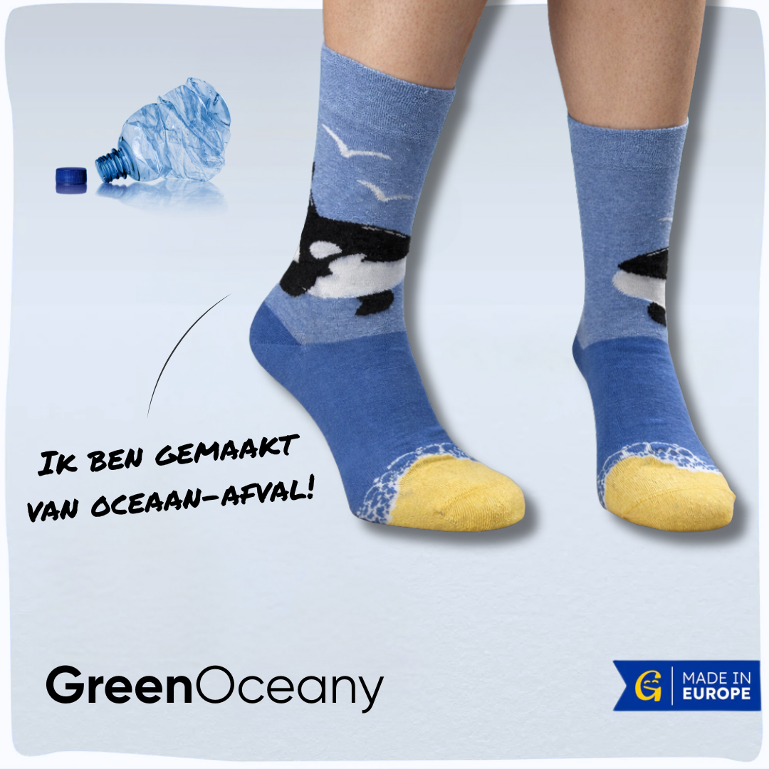 GreenOceany | Duurzame casual sokken gemaakt van oceaan-afval
