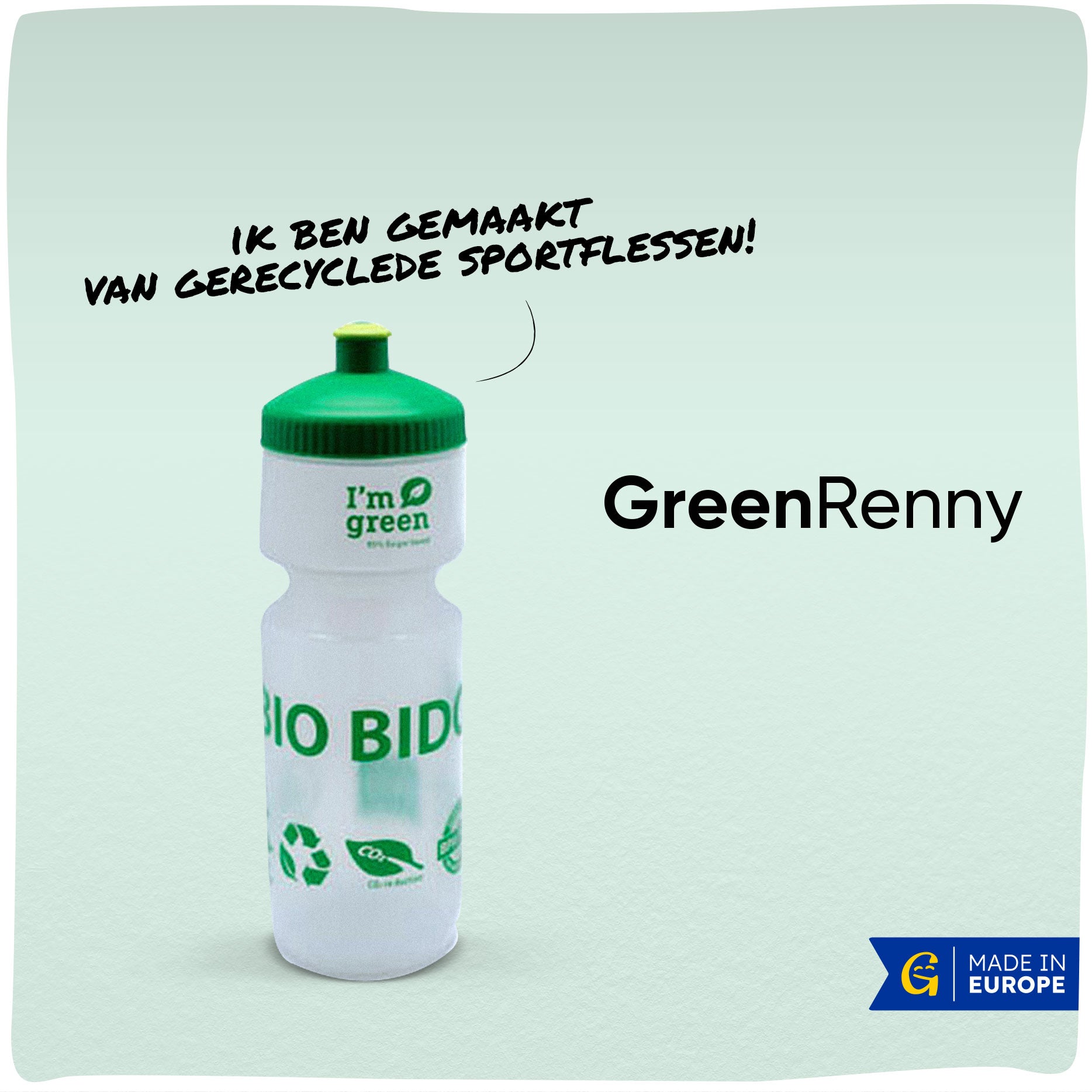 GreenRenny | De eerste biologische bidon ter wereld