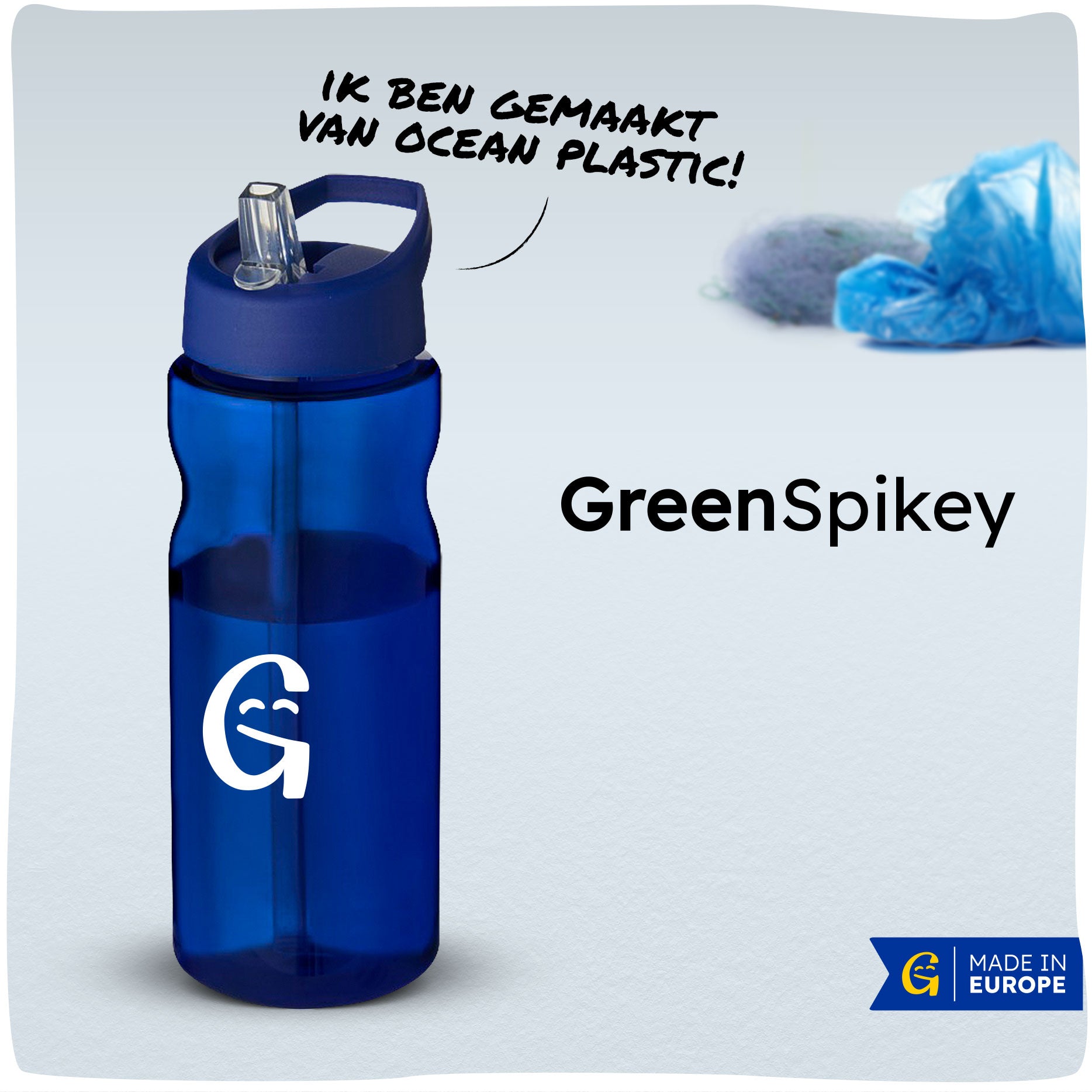 GreenSpikey | Duurzame sportfles gemaakt van gerecycled plastic