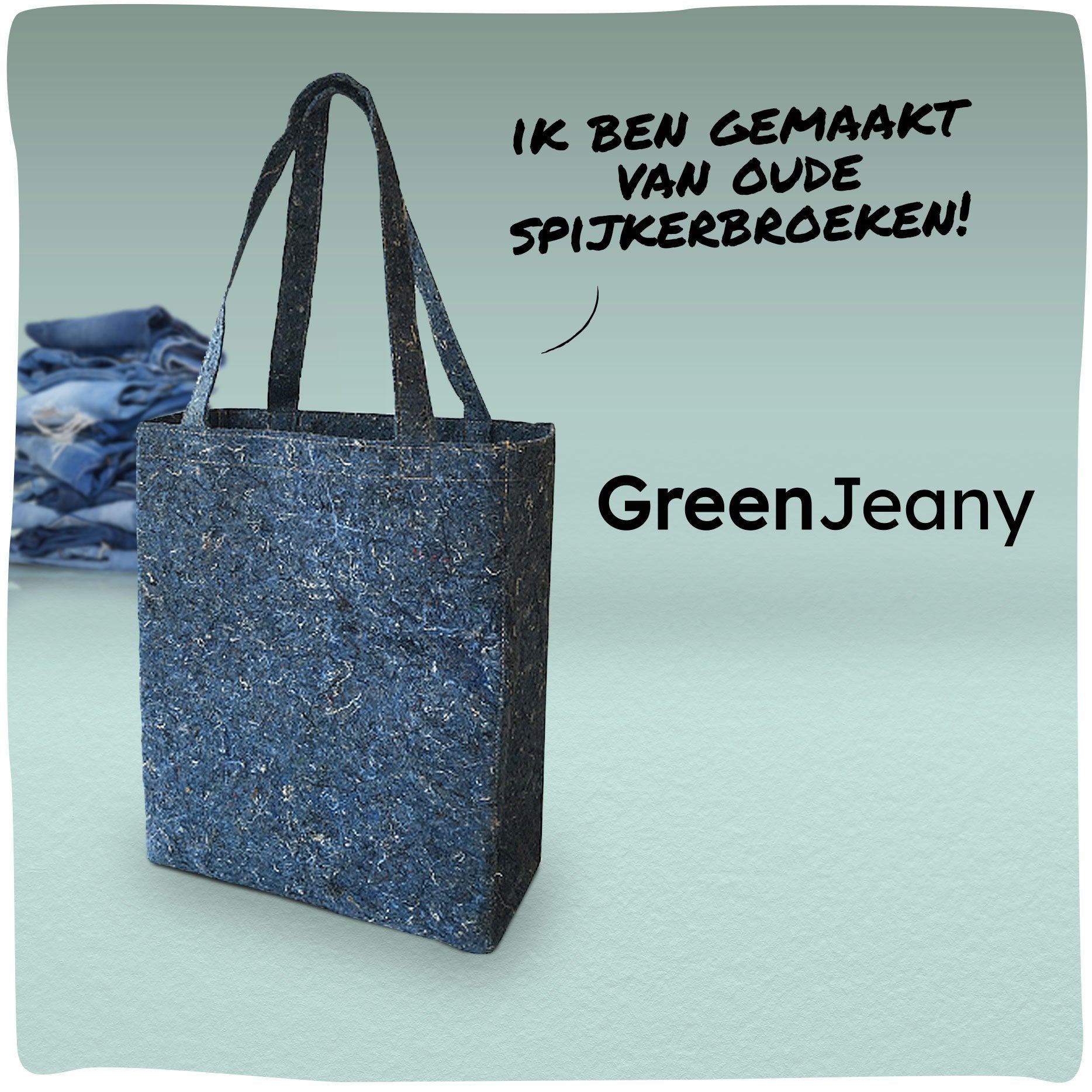 GreenJeany | Duurzame tas gemaakt van gerecyclede jeans - GreenBetty