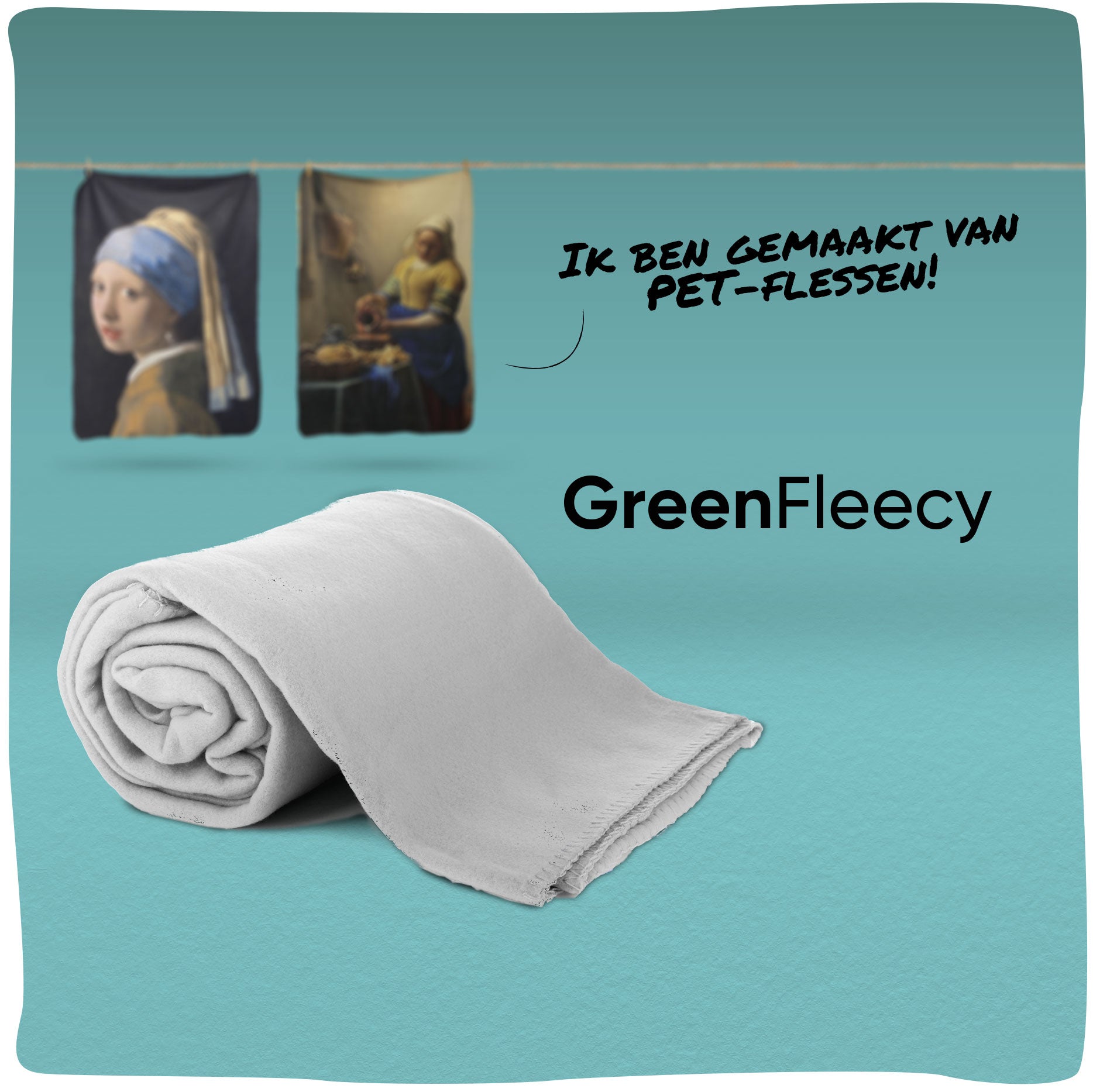 GreenFleecy | Duurzame custom fleecedeken van gerecyclede PET-flessen