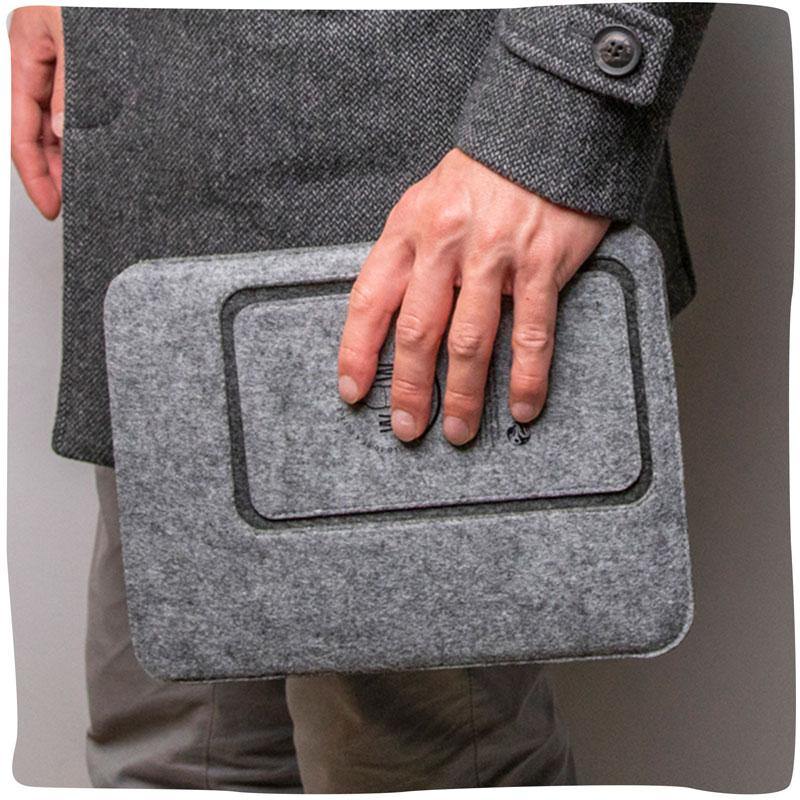 GreenLucy | Duurzame vilten tablet sleeve gemaakt van rPET - GreenBetty