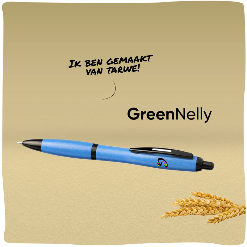 GreenNelly | Duurzame pen van tarwestro