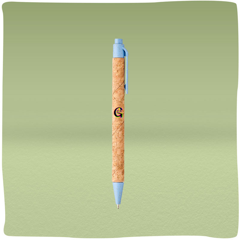 GreenTimothy | Duurzame pen gemaakt van kurk en tarwestro
