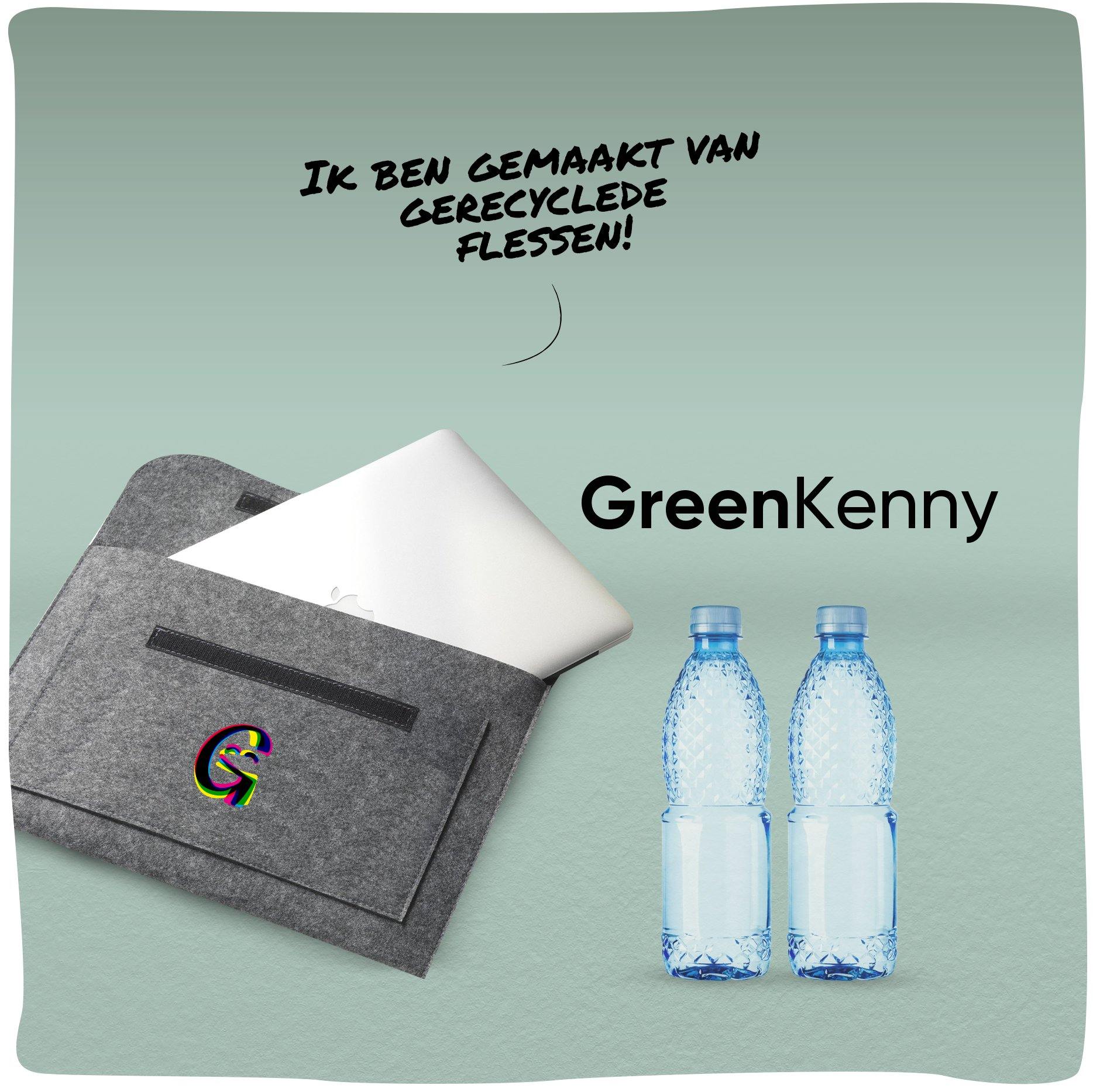 GreenKenny | Duurzame vilten laptop sleeve gemaakt van rPET - GreenBetty