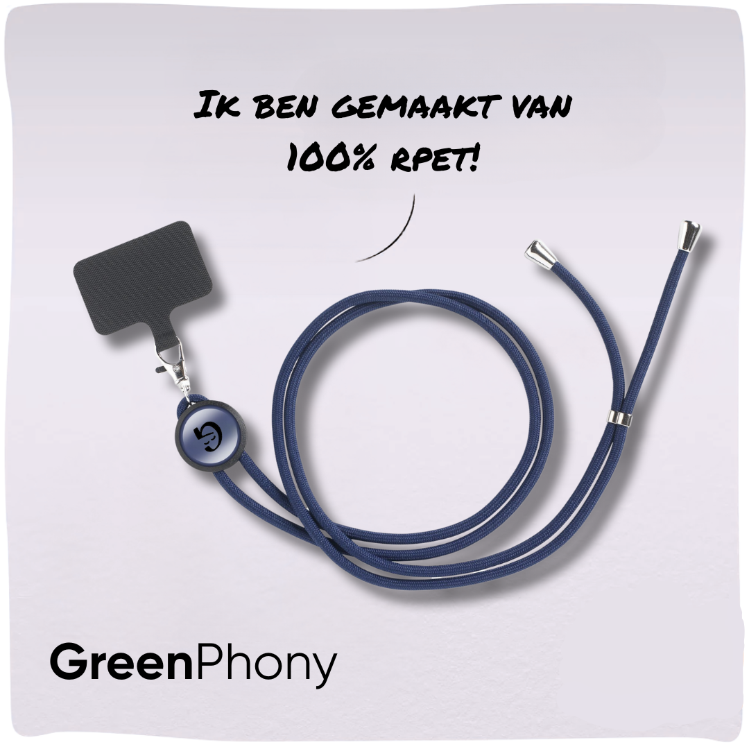 GreenPhony | Duurzaam telefoonkeycord van rPET
