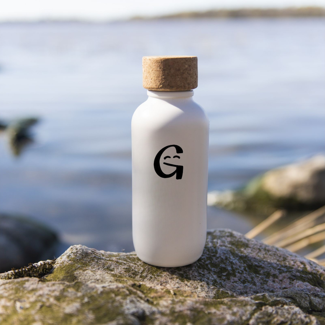GreenRory | Duurzame waterfles gemaakt van suikerriet en kurk
