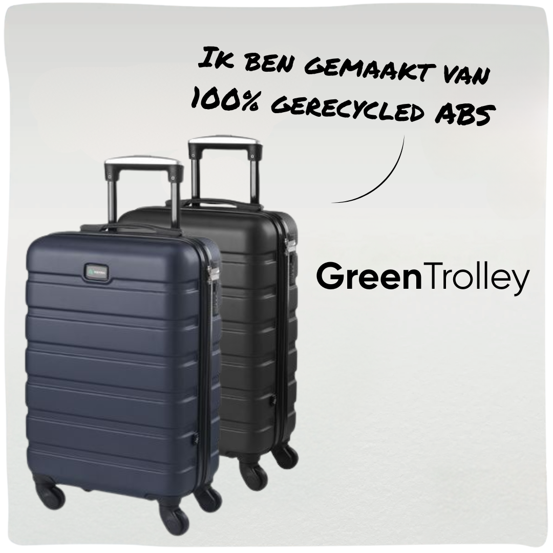 GreenTrolley | Duurzame koffer gemaakt van gerecycled ABS