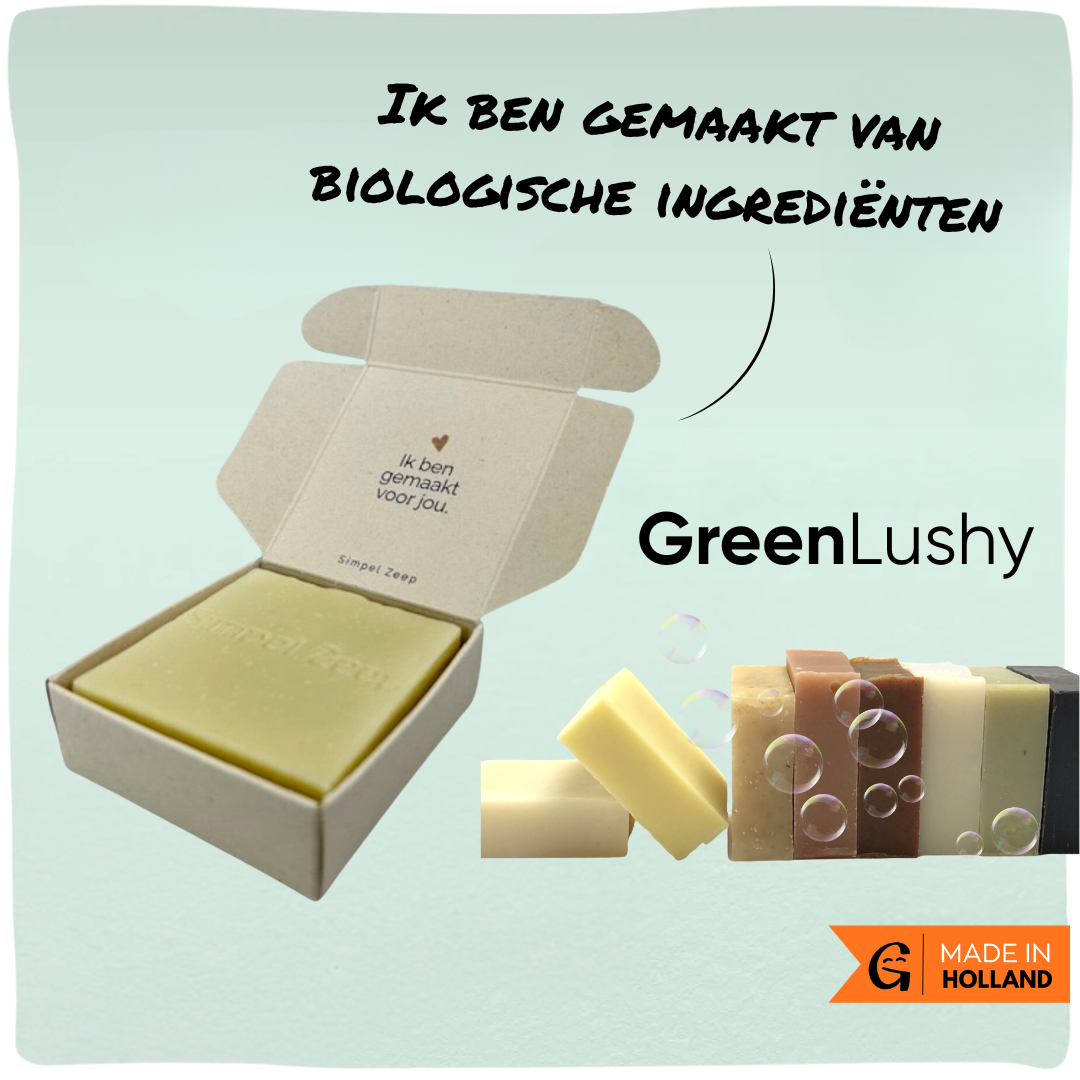GreenLushy | Biologische, handgemaakte zeep met eigen logo