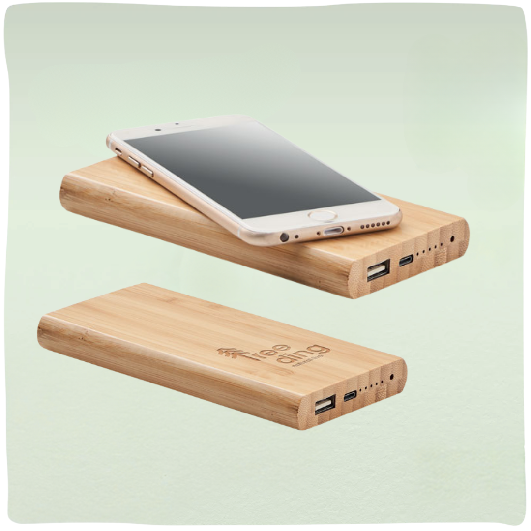 GreenJody | Duurzame powerbank van bamboe