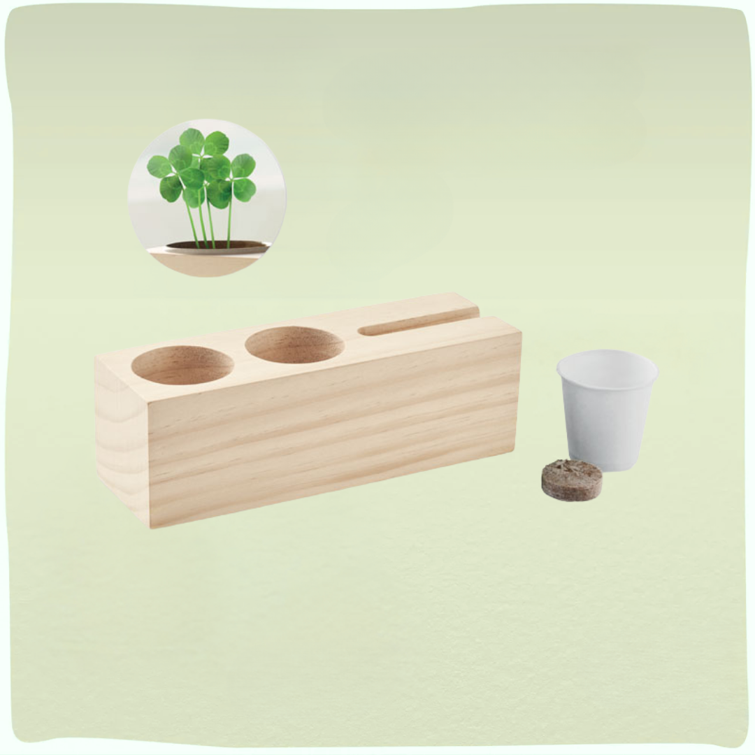 GreenLucky | Duurzame bureaustandaard met klavertjes