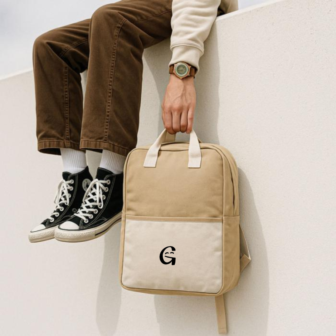 GreenLizzy | Duurzame rugzak van 100% organisch katoen