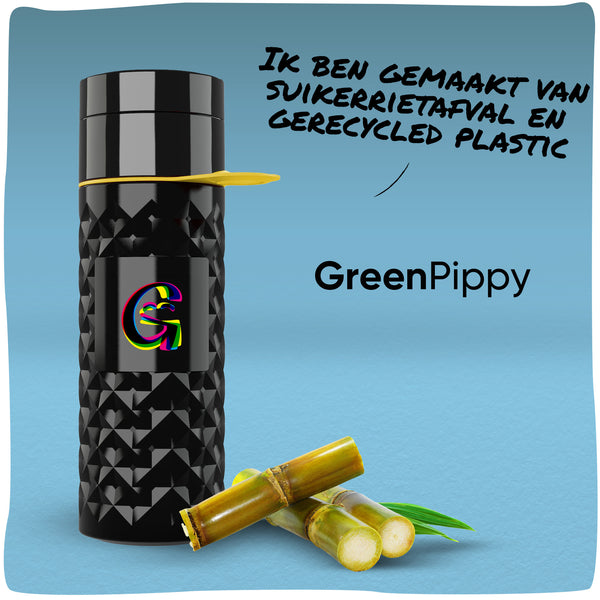 GreenPippy | Duurzame waterfles van gerecycled plastic