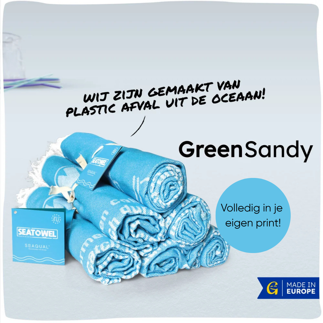 GreenSandy | Duurzame hamamdoek gemaakt van plastic afval uit oceanen