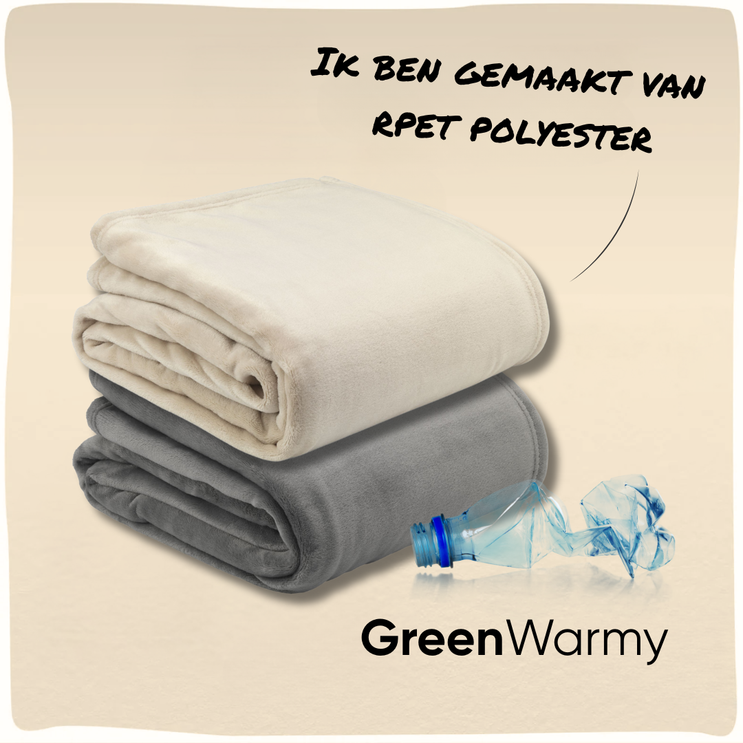 GreenWarmy | Duurzame plaid gemaakt van gerecycled polyester