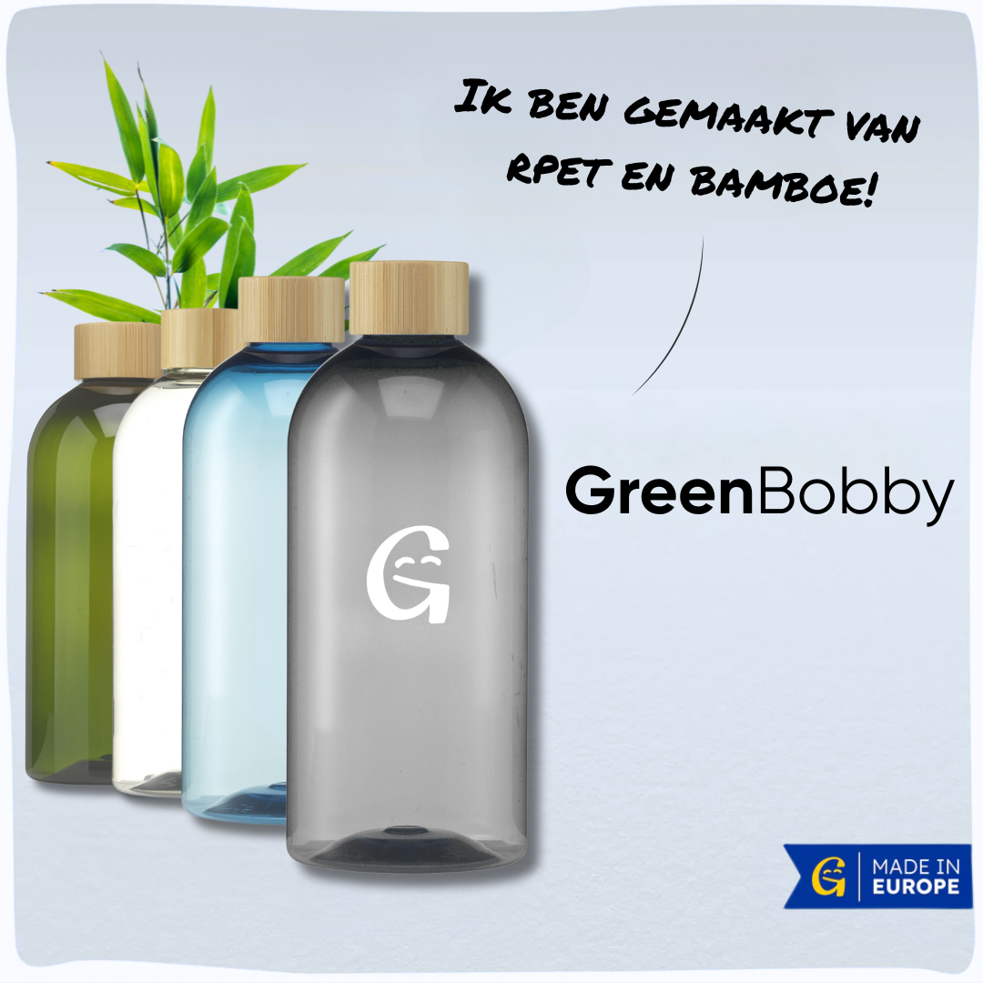GreenBobby | Duurzame waterfles gemaakt van rPET