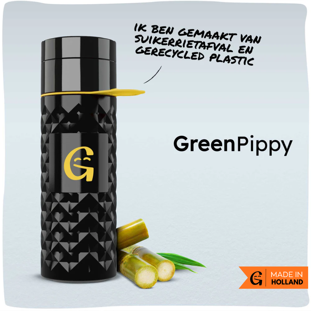 GreenPippy | Duurzame waterfles van gerecycled plastic