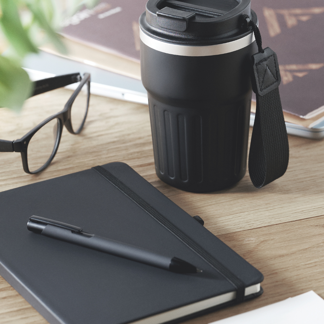 GreenJimmy | Duurzaam onboarding pakket met koffiebeker, notitieboek en pen