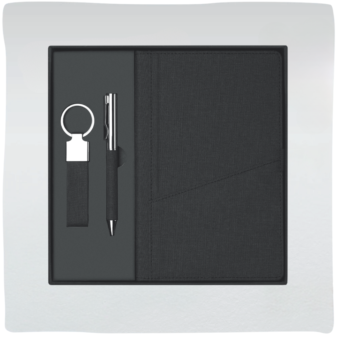 GreenMatty | Duurzaam onboarding pakket met notitieboek, pen en sleutelhanger