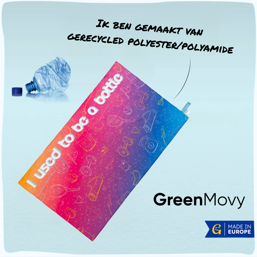 GreenMovy | Duurzame sporthanddoek van gerecycled polyester/polyamide