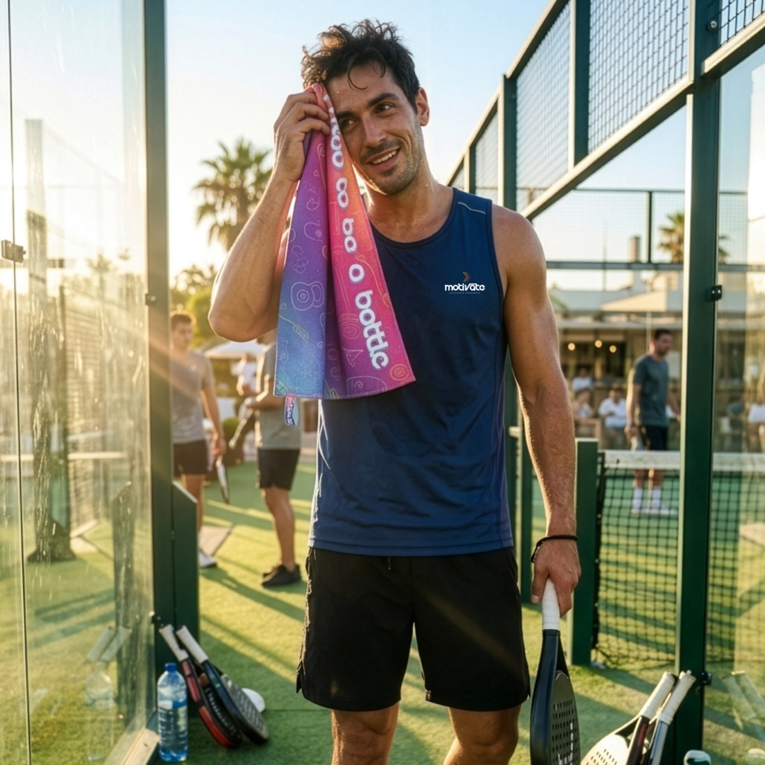 GreenMovy | Duurzame sporthanddoek van gerecycled polyester/polyamide