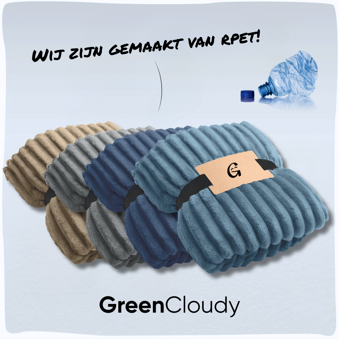 GreenCloudy | Duurzame fleecedeken gemaakt van RPET