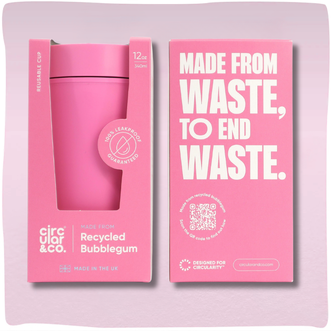 GreenGummy | Duurzame koffiebeker to go gemaakt van kauwgom