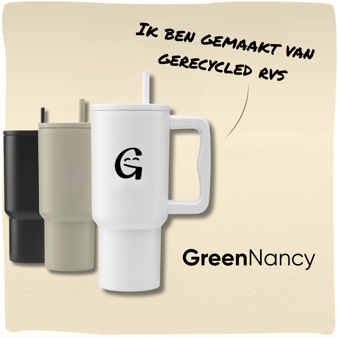 GreenNancy | Duurzame waterfles gemaakt van gerecycled RVS