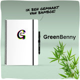 GreenBenny | Uitwisbaar notitieboek gemaakt van bamboe - GreenBetty