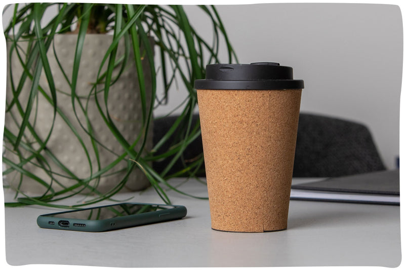 GreenCorry | Duurzame koffiebeker gemaakt van kurk en PLA - GreenBetty