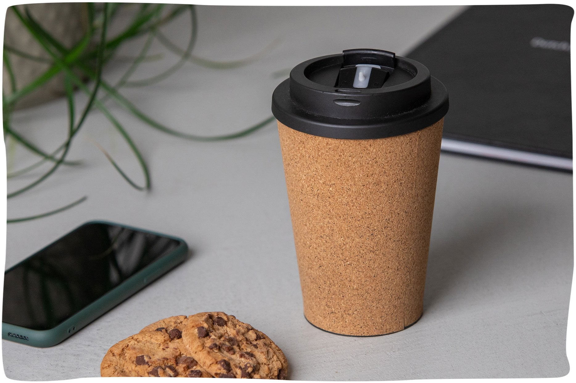 GreenCorry | Duurzame koffiebeker gemaakt van kurk en PLA - GreenBetty