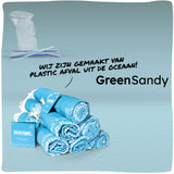 GreenSandy | Duurzame hammamdoek gemaakt van plastic afval uit oceanen - GreenBetty