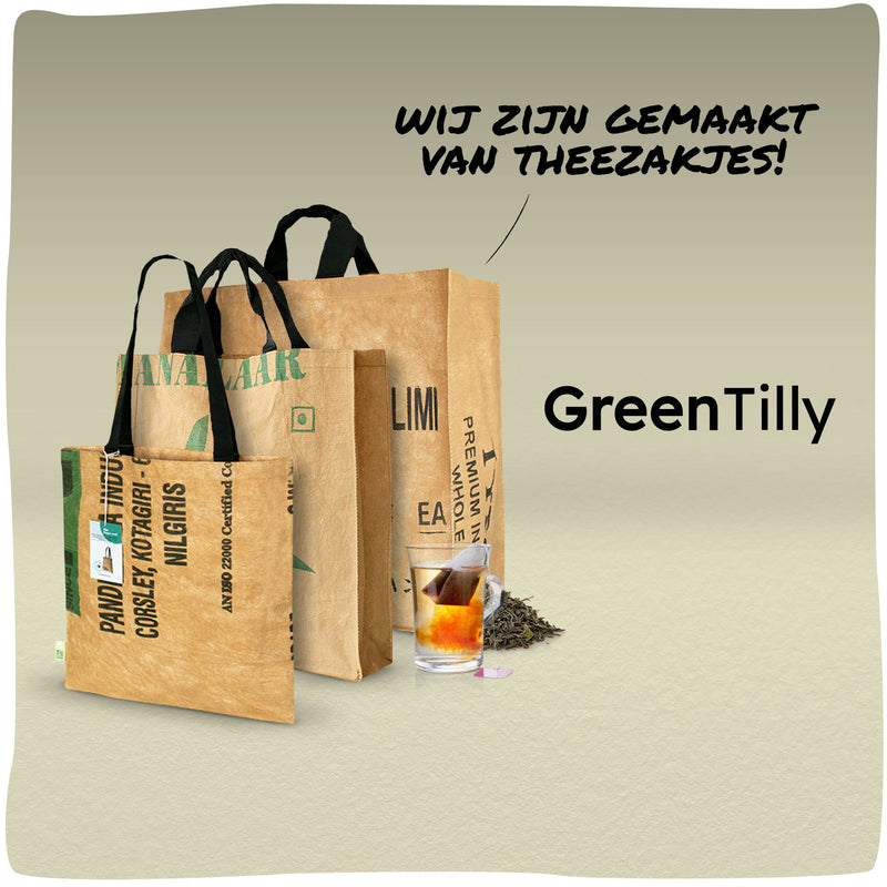 GreenTilly | Duurzame tas gemaakt van gerecyclede theezakken - GreenBetty
